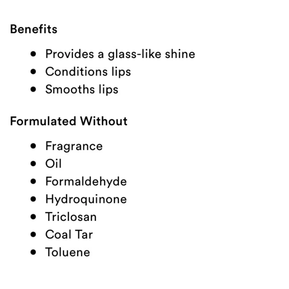 MAC Lipglass Clear Lip Gloss